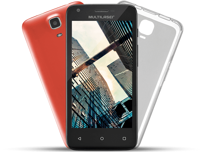 Para ajudar a manter seu celular sempre protegido, o smartphone MS45 Multilaser vem acompanhado de uma capa de silicone